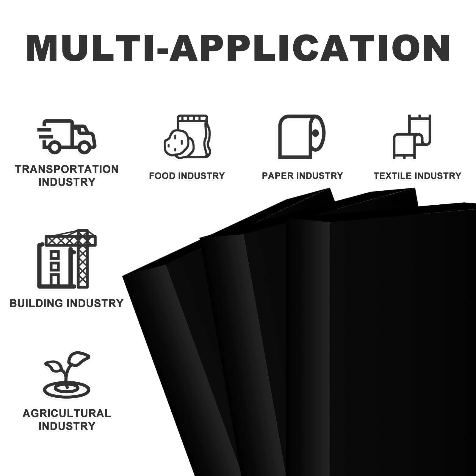 Black HDPE Sheets - 2 Pcs, 3/4x3x3-1/2" -6