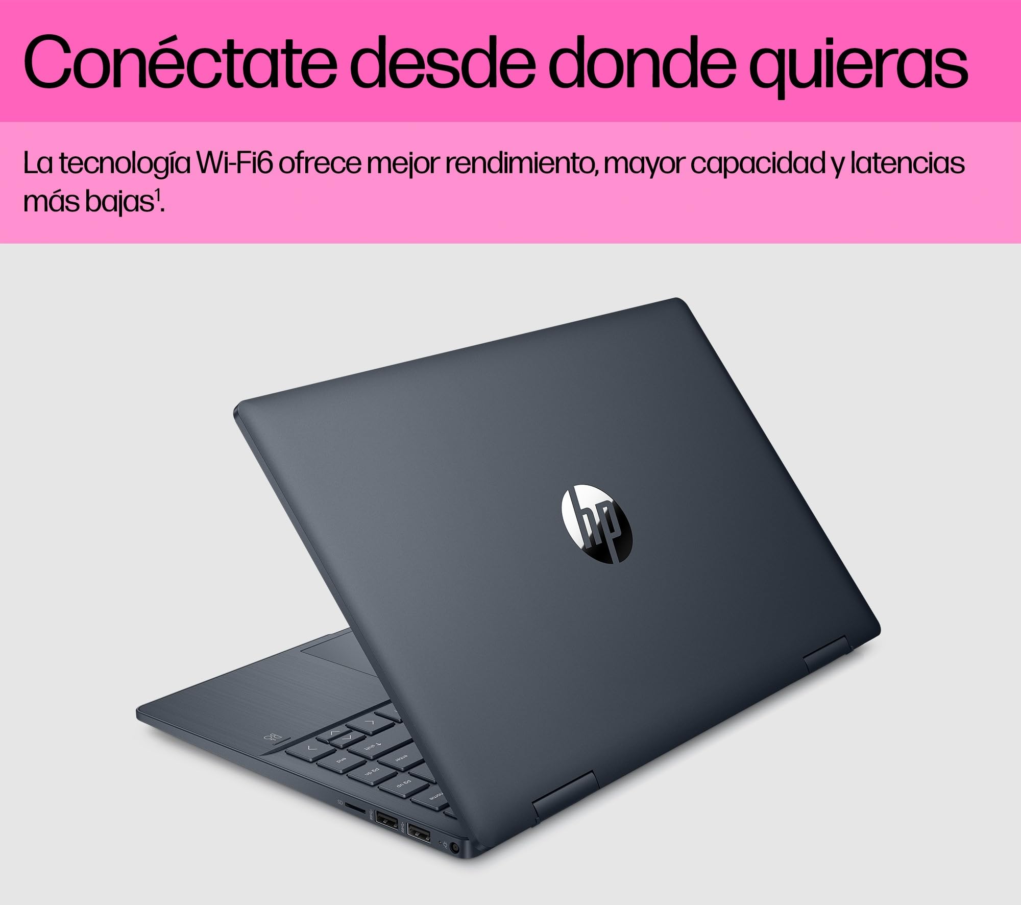 HP Pavilion x360 14-ek1024ns - Ordenador portátil de 14" Full HD Intel Core i5-1335U, 16GB RAM, 1TB SSD, Intel Iris Xe Graphics, Windows 11 Home Azul - Teclado QWERTY Español, Intel Core i5-1334U