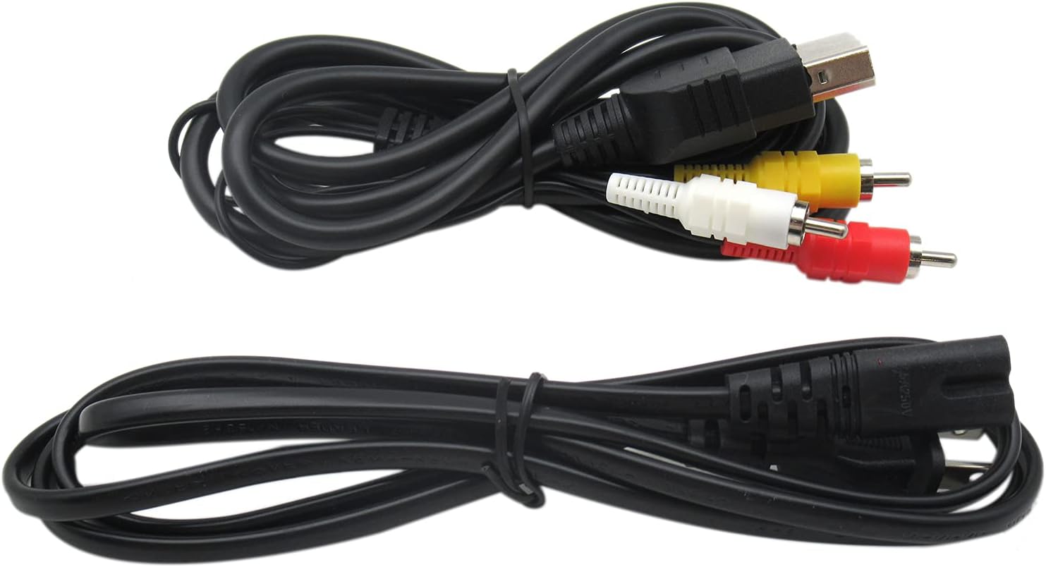 NGHTMRE AV Cable & Power Cord Bundle for The Original Microsoft Xbox