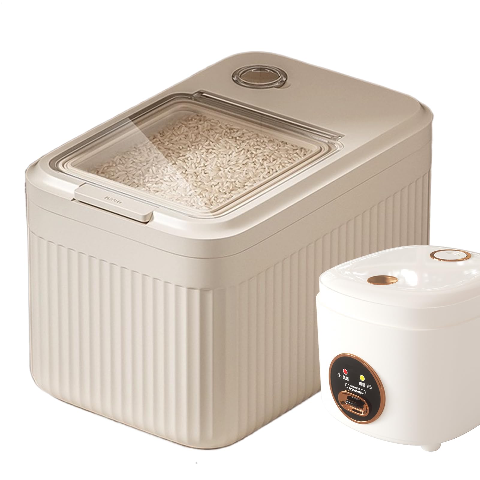Contenitore Cibo Cani Dispenser Snack Ermetico E Resistente Alle Intemperie | Contenitore Ermetico Cibo Cani per Gatto, Cucciolo, Topo, Riso, Cereali, Farina, Soia, Cucina, Dispensa, Casa, Fienile