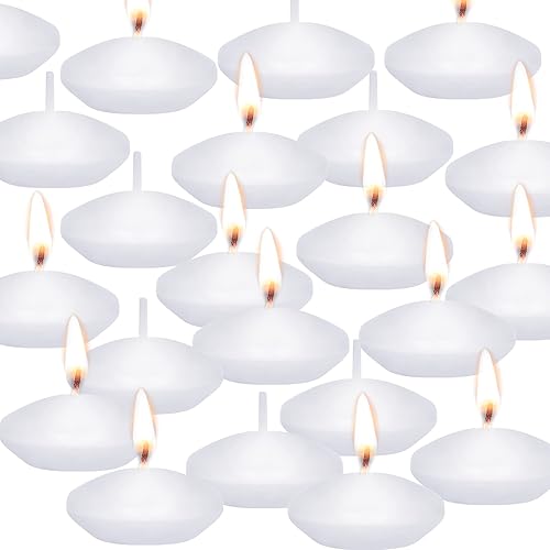 20 piezas de velas flotantes velas flotantes sin perfume de 15 pulgadas decoración pequeña jarrones flotantes para el día de San Valentín Acción de