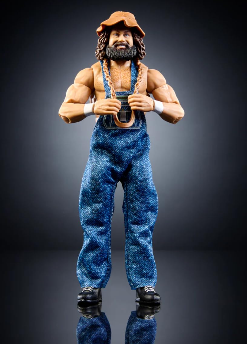 WWE Hillbilly Jim Mattel Elite Collection Saturday Nights Main Event Series 1 - Figura de acción de lucha libre