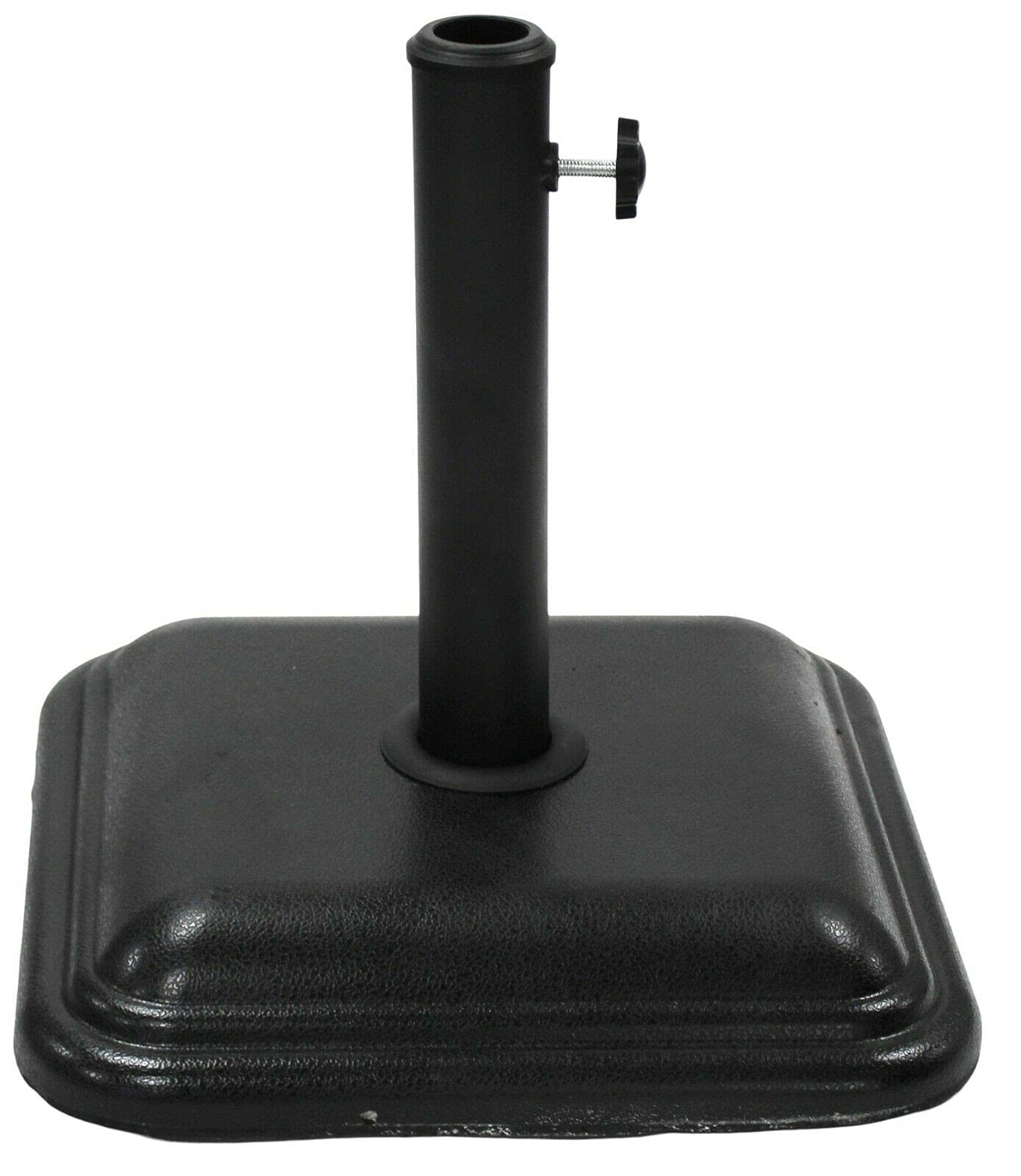 Gerimport Base Soporte de Sombrilla Pie de Parasol 12 KG Negro para MÁSTIL DIAMENTRO 3 CM - 4.5CM
