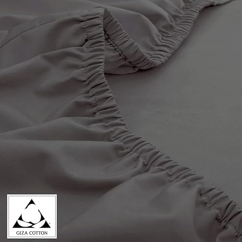 Miniatura 5 de Sábanas Queen  Sábanas Giza para colchones Queen  Juego de sábanas Queen  Bolsillos profundos de 16 pulgadas  Juego de sábanas Queen de 4 piezas