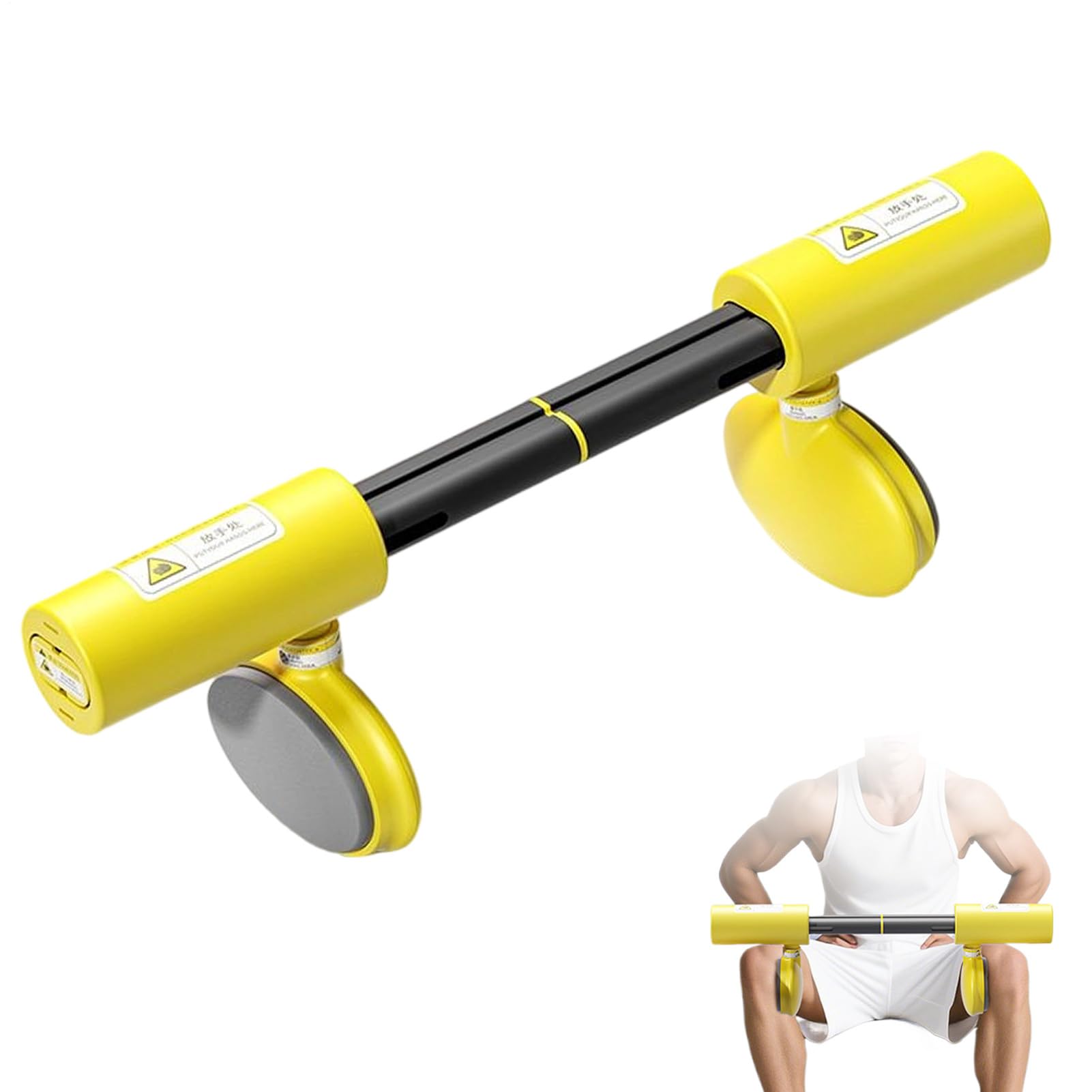 Trener ud – 15 cm regulowany wzmacniacz do ćwiczeń ramion do fitnessu ciała, trening rdzeniowy z wielofunkcyjnym oporem, ćwiczenie nóg do treningu domowej siłowni, solidna pianka, kompaktowe