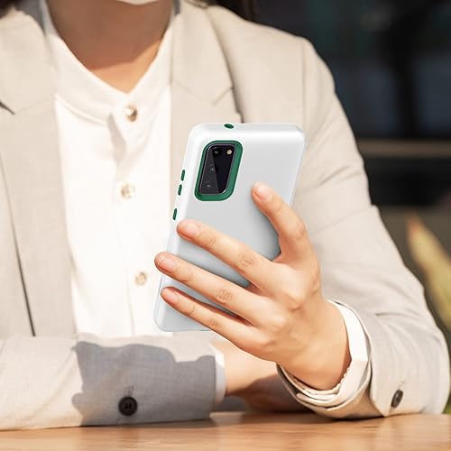 Vista 5 de E Segoi Diseñada para Galaxy S20 FE, protección de cuerpo completo, a prueba de golpes, resistente, delgada, sedosa al tacto, funda protectora