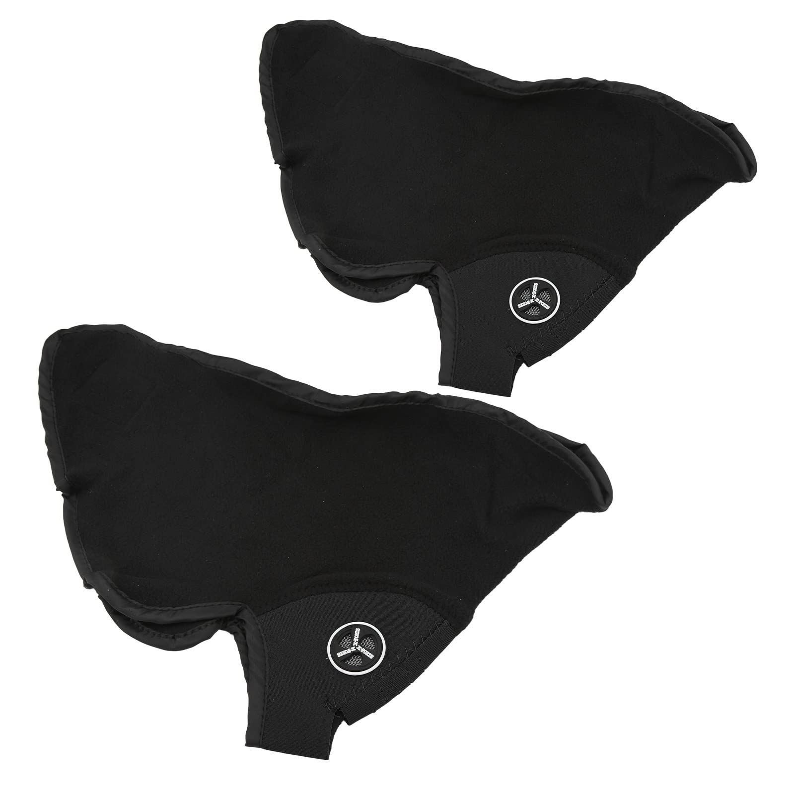 Windproof Half Face Mask for Motorcycle Outdoor Skiing Winter Cycling Anti Dust Blue (Black)