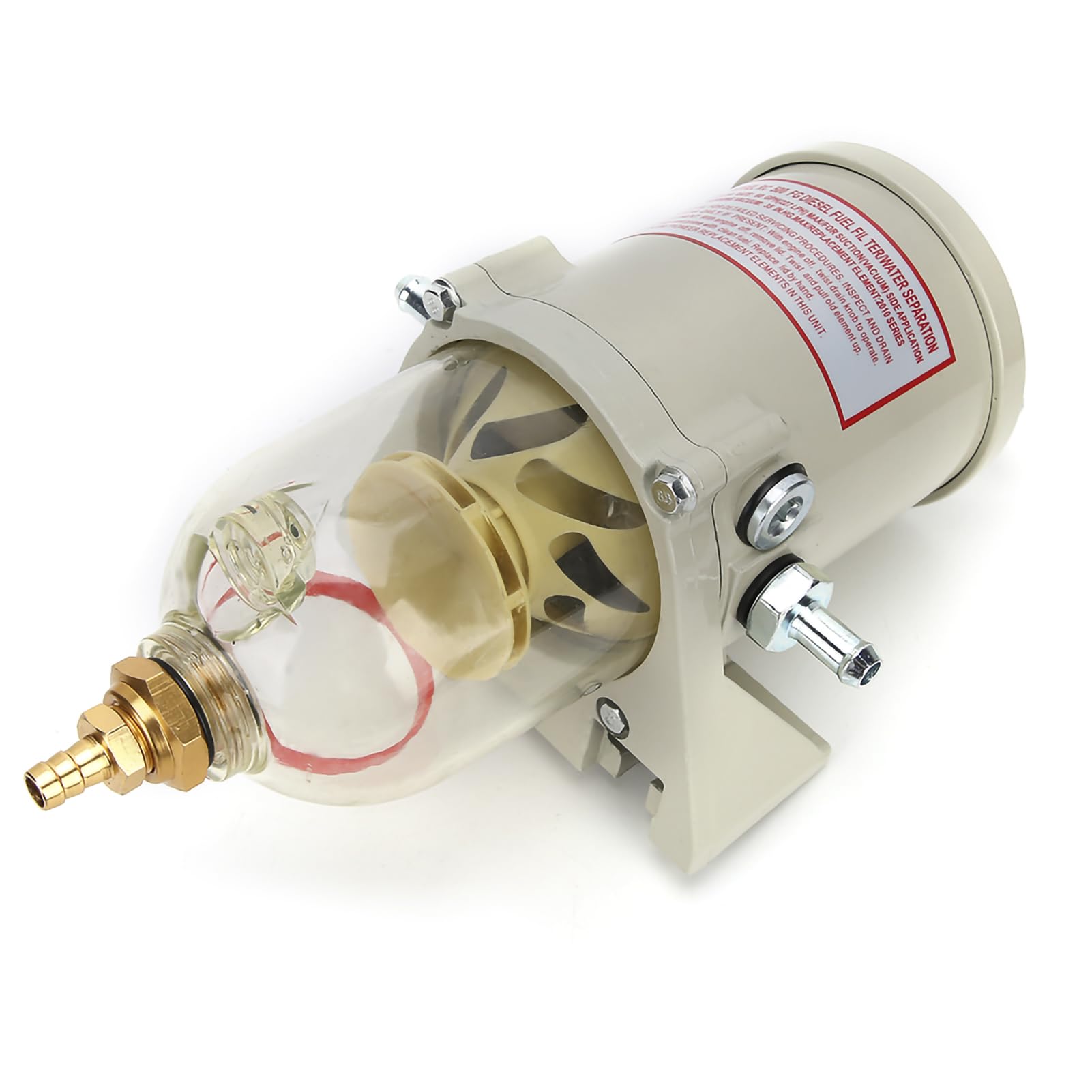 Filtro De 500FG Separador De Agua para Motor Diésel con Junta De Tornillo Ensamblaje Compatible con Varios Modelos De Vehículos Reemplazo Directo