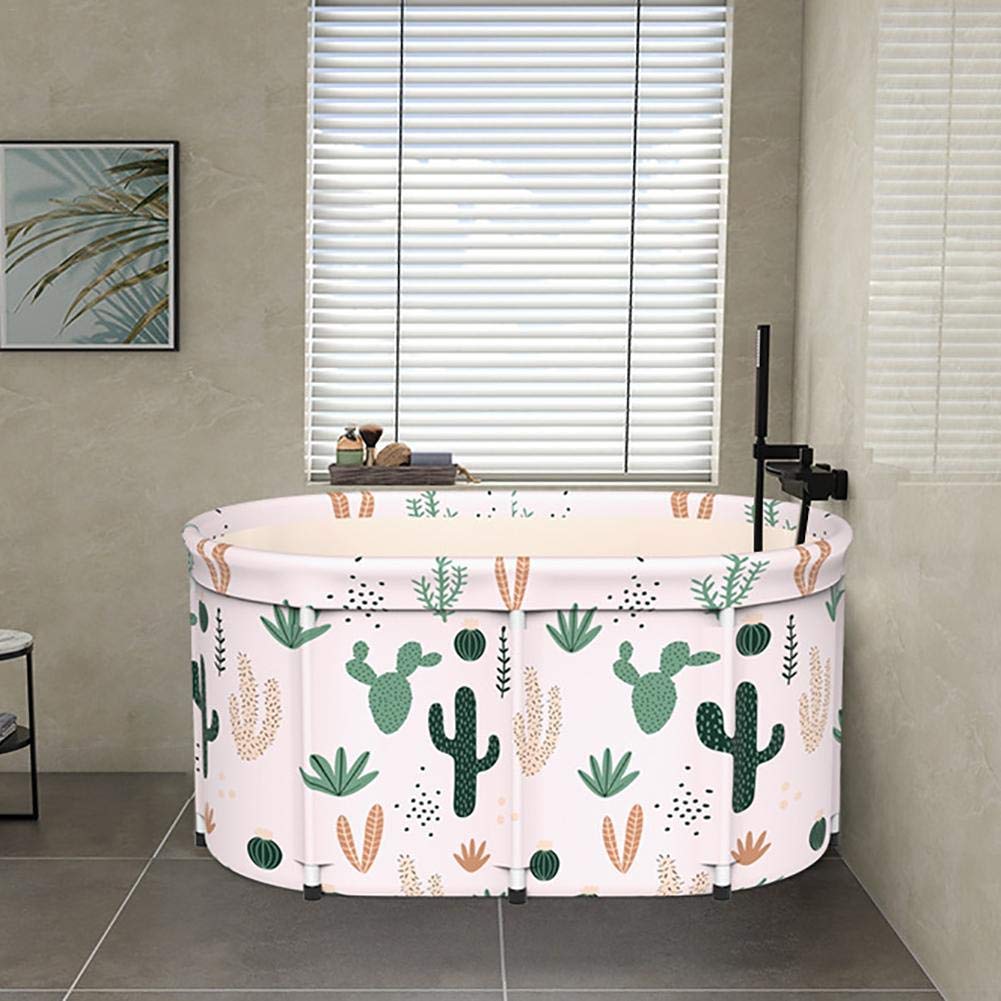 Bañera Plegable, Barril de baño para Adultos Engrosado, Utilizado en la Ducha, Puede Mantener la Temperatura de Manera eficaz, Muy Adecuada para baños de Hielo Caliente