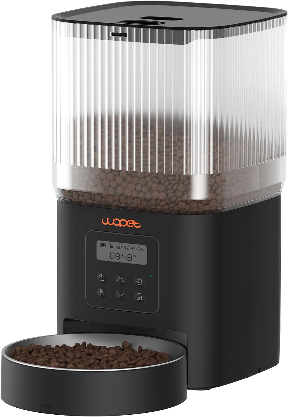 Dispenser automatico cibo per cani e gatti WOPET 6L