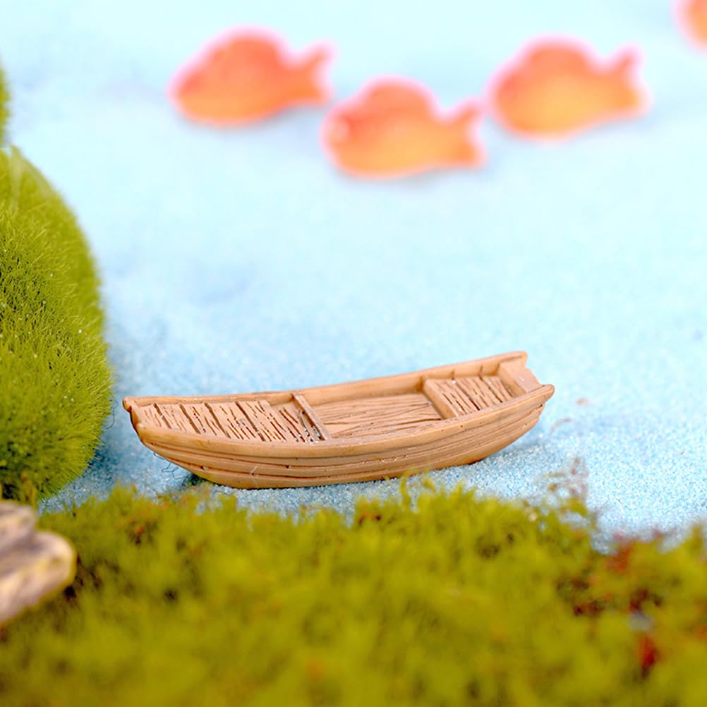 Résine Bateau Ornement Micro Paysage Ornements Fish Tank Ornement
