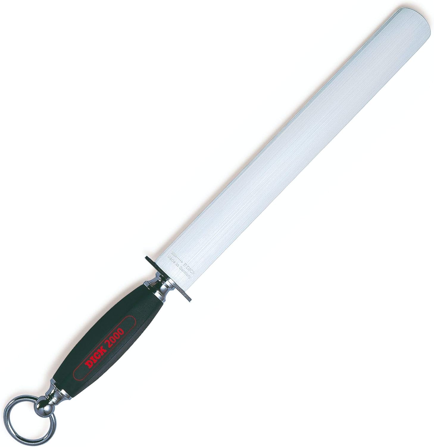 Friedr Dick, 11 Inch Sharpening Steel - Fine Cut, Flat - Item 720 00 28, Gray, 7200028