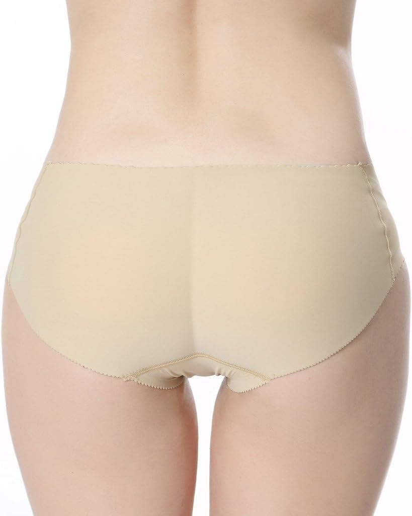 Everbellus Women's Padded Seamless Butt Hip Enhancer Panties Boy Shorts - Image 3