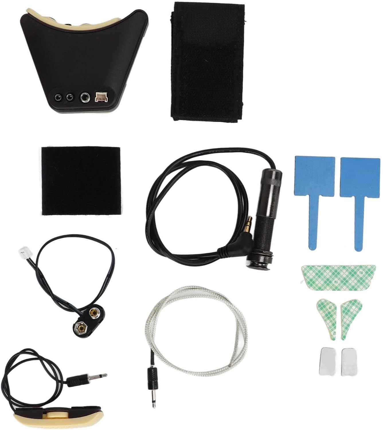 Acoustic Guitar Soundhole Pickup, Metal Plastic, Clear Even Sound Plug and Play - Easy Installation, Noise Reduction, Ideal for Performance and Recording