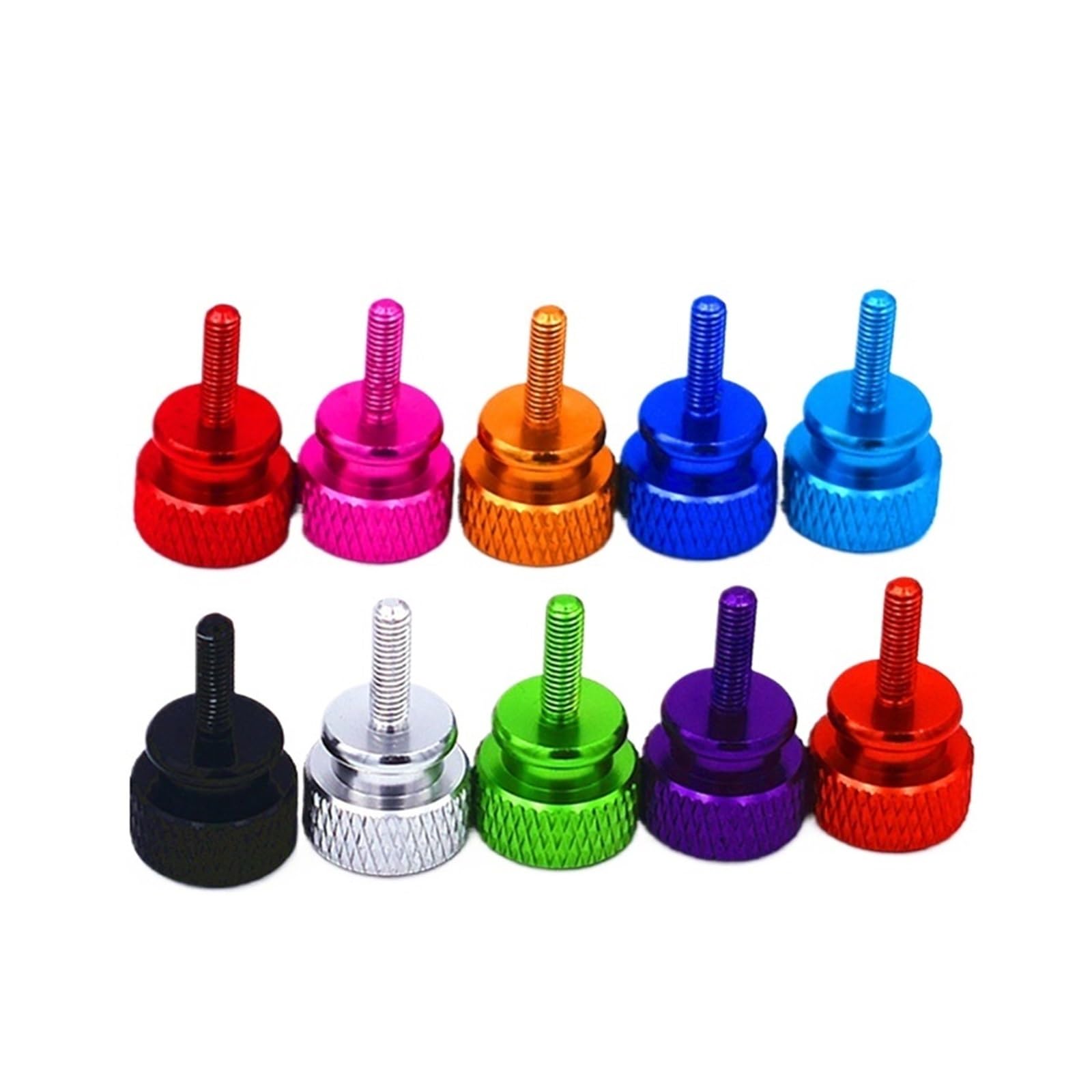 Vis moletées en aluminium M4x8mm pour ouvrir votre boîtier PC à la main - 7