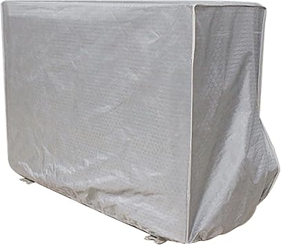 Waterproof Outdoor Air Conditioner Cover - Universal Fit for Window & Central AC Units Sunproof Oxfabric Weather Resistant ProtectionSilver,74*54*26cm