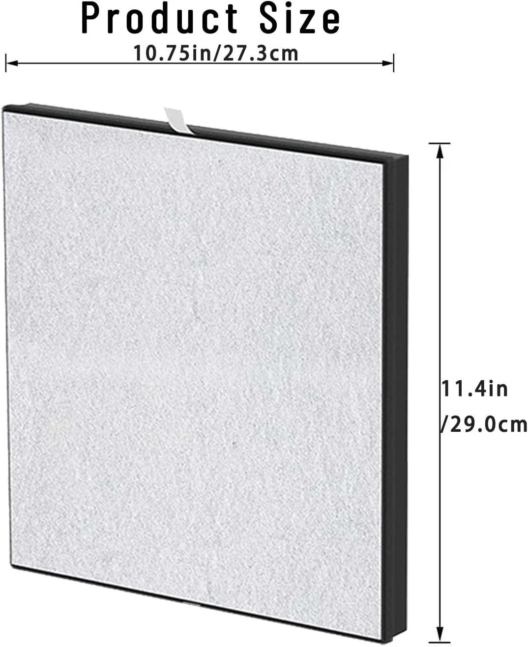 2 Pack PR1 Filter Replacement for Mooka PR1 Air Purifier-H13 True HEPA & Activated Carbon Filters, Removes 99.97% Dust Pollen Pet Dander Smoke-Includes 4 Washable Pre-Filters for Large Room 2200 Sq Ft