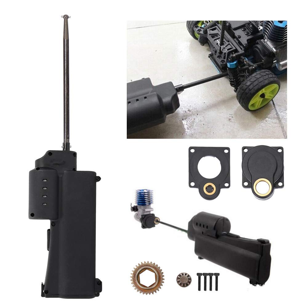Alomejor Arrancador de Potencia de Mano para Motor 540 1/10 RC Motor de Coche 1/8 o 1/10 Motor de Arranque de Coches de Motor