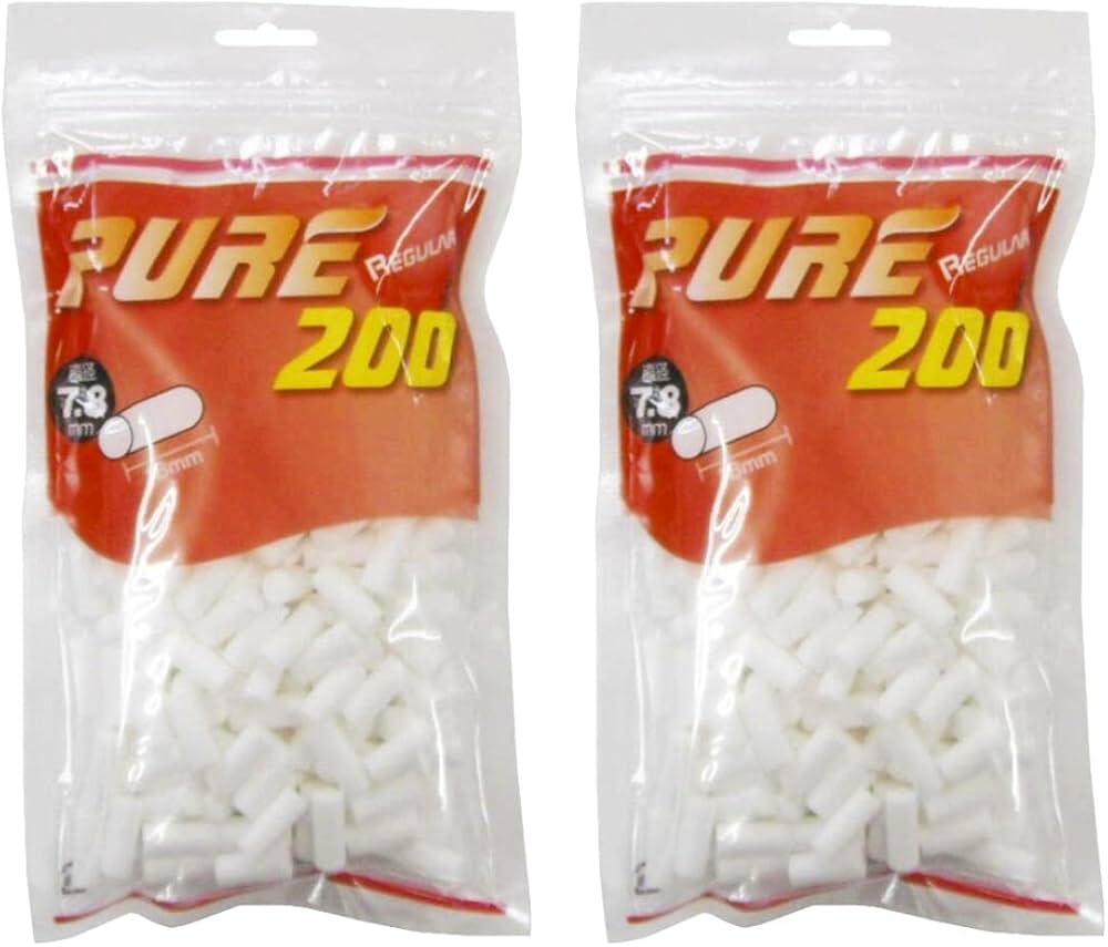 Amazon.co.jp: pure ピュアレギュラー 手巻きタバコ用フィルター200個