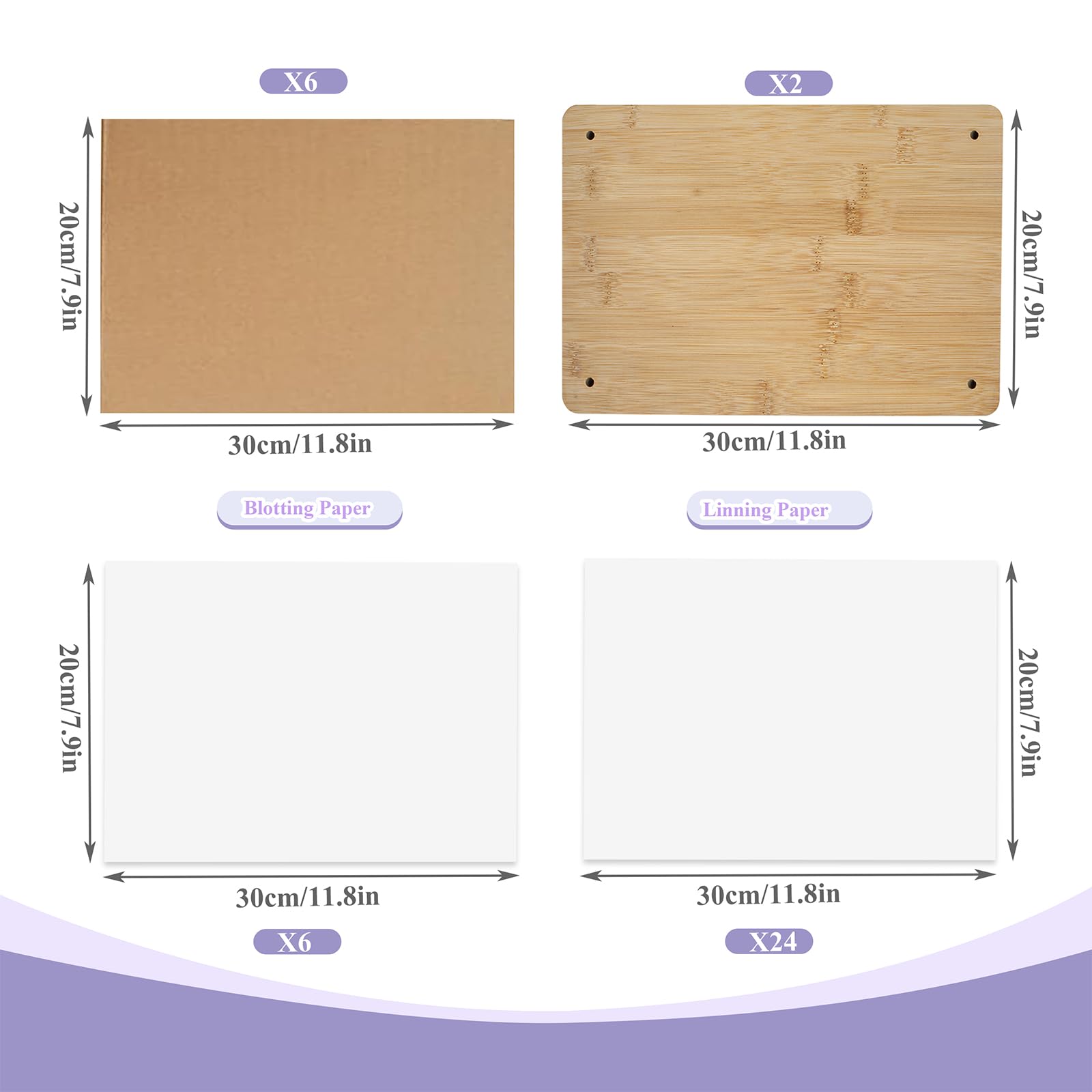 Kits de Presse à Fleurs,Kit de Préservation de Fleur Arts et Artisanat pour Adultes et Enfants pour Fleurs DIY Art Fabrication de Fleur Séchées Préservation 20x30cm