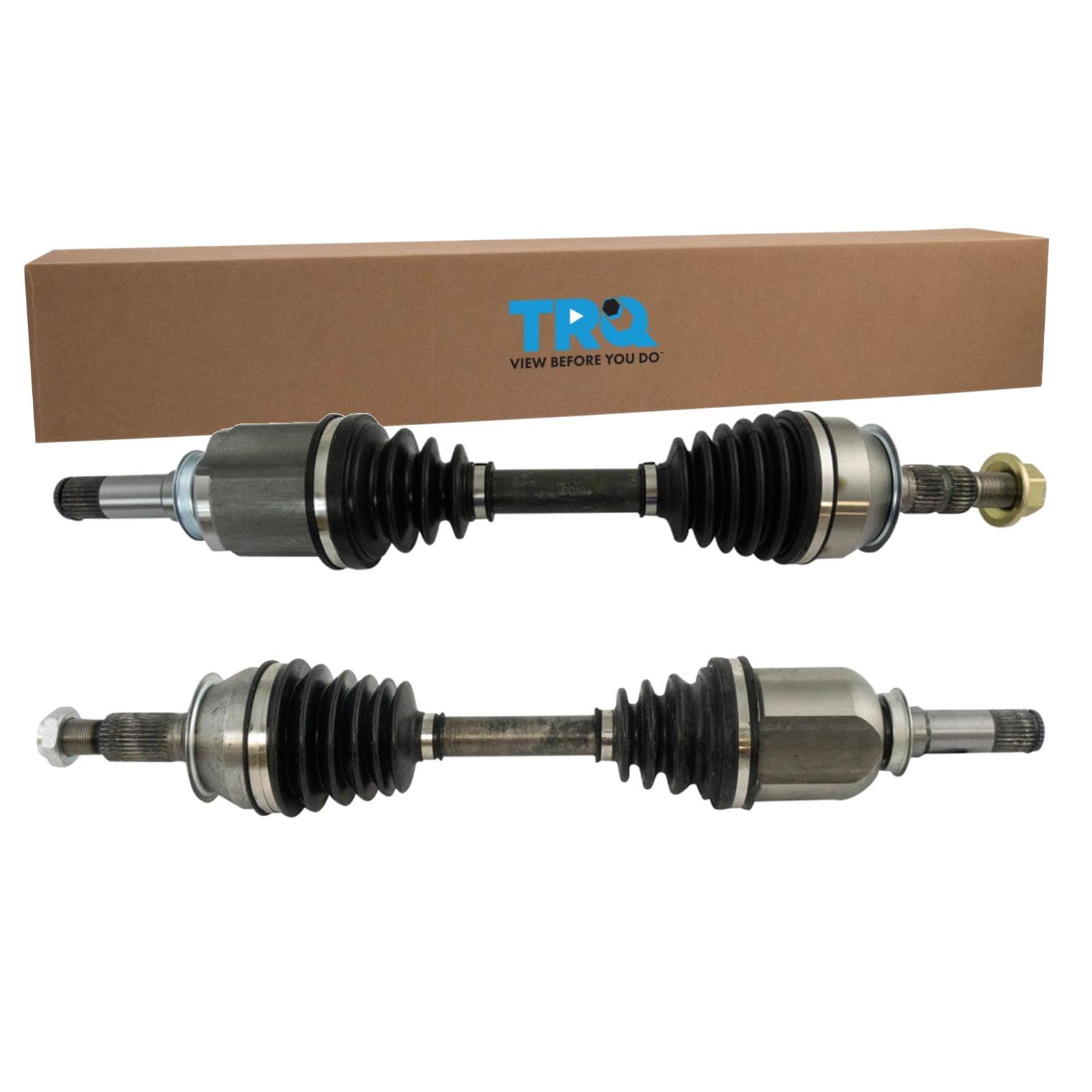 TRQ Front Left and Right CV Axle Assembly Set 2 Piece