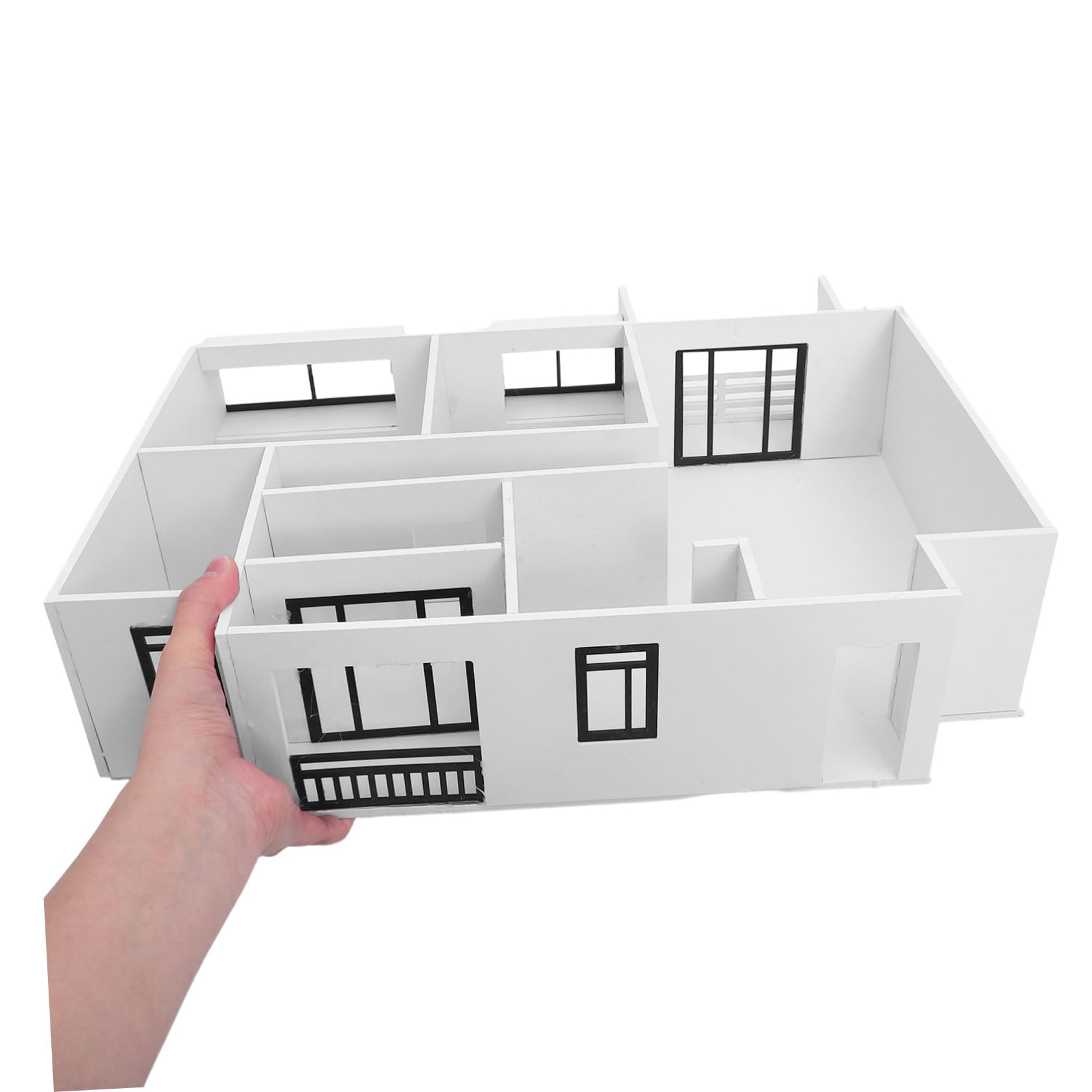 Cabilock 1:25 Wohnungsmodellbausatz Indoor Schnittmodell Satz aus Pvc und Acryl für Modellbau und Interaktive Lernaktivitäten im Selbstgemacht Architekturbereich