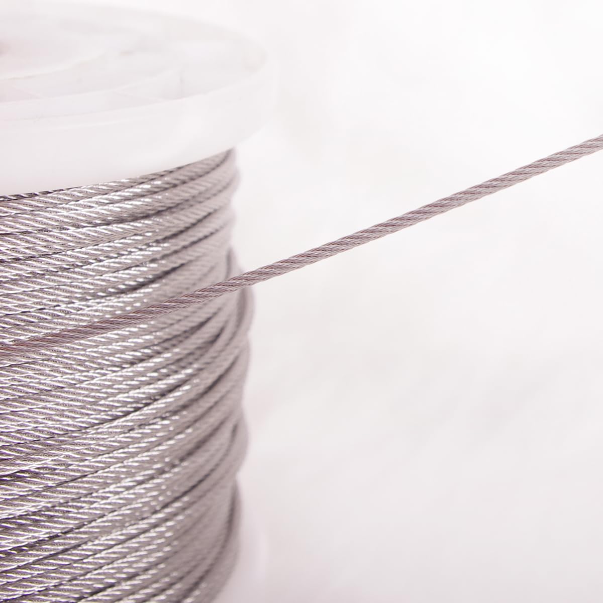 Amazon.com: HIGOOD 1/8“ Wire Rope,316 Stainless Steel Cable,Aircraft ...