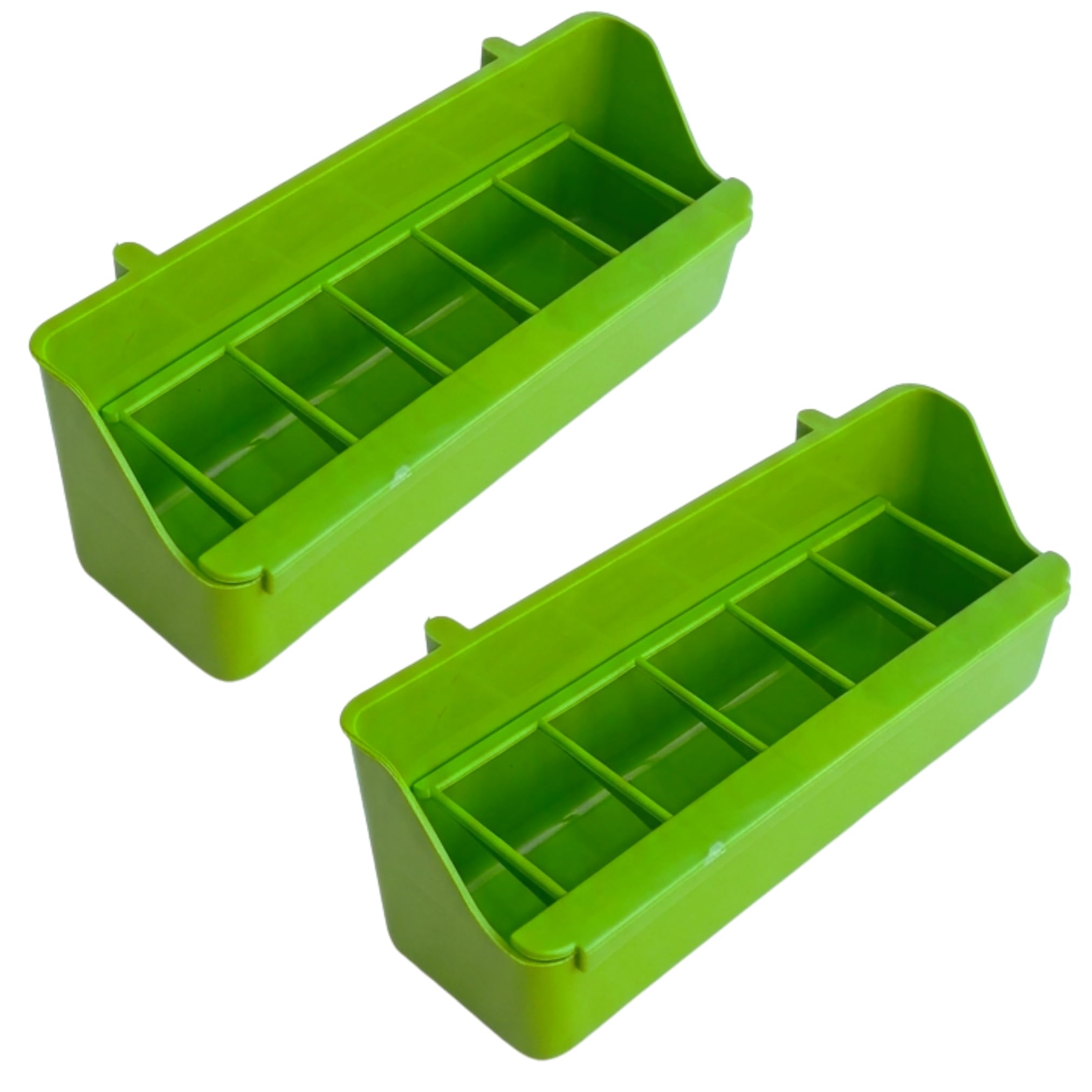 PetNest Zero-Waste Bird Feeder: Heavy-Duty Virgin Plastic, no-Spill Grid & Removable Tray for Easy Cleaning. Fits All Cages. Perfect Mess-Free Food/Water Bowl for Budgies & Cockatiels Pack of 2-image-26
