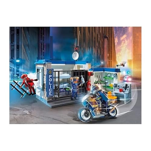 Police Poste De Police Et Cambrioleur City Action 70568 Playmobil La Boîte De 161 Pièces - vue 2