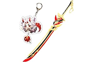 Alloy Yoimiya Thundering Pulse Weapons Keychain
