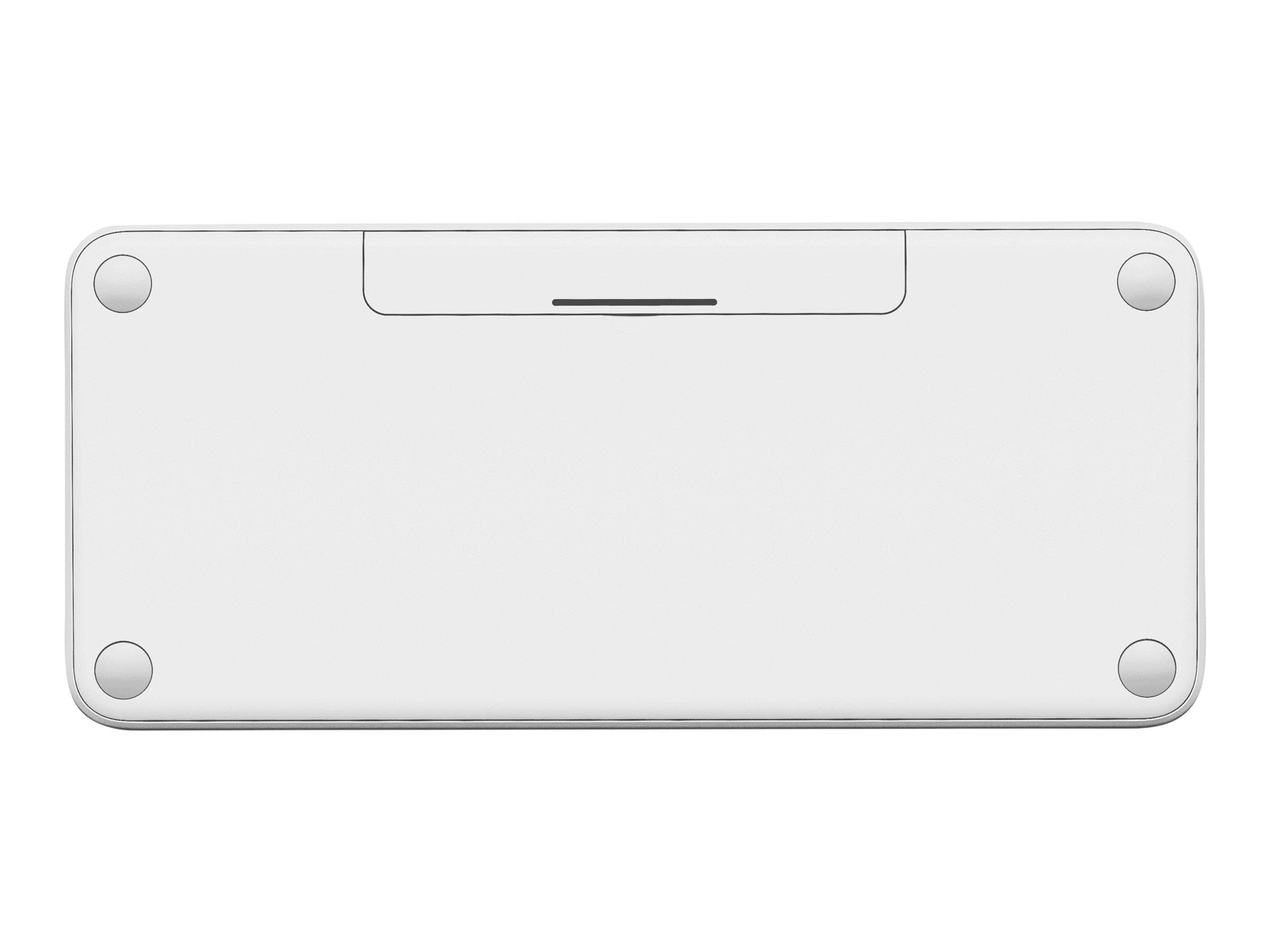 Logitech K380 Tastiera, Layout Tedesco Qwertz, Bianco
