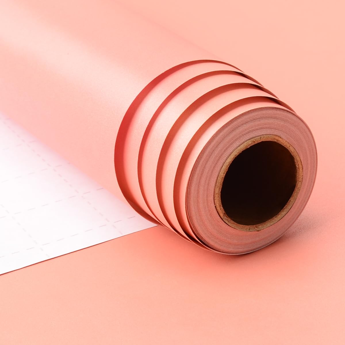 Pink Gift Wrapping Paper, 43 cm x 10 m Pink Wrapping Paper for Christmas Birthday Wedding Anniversary Baby Shower
