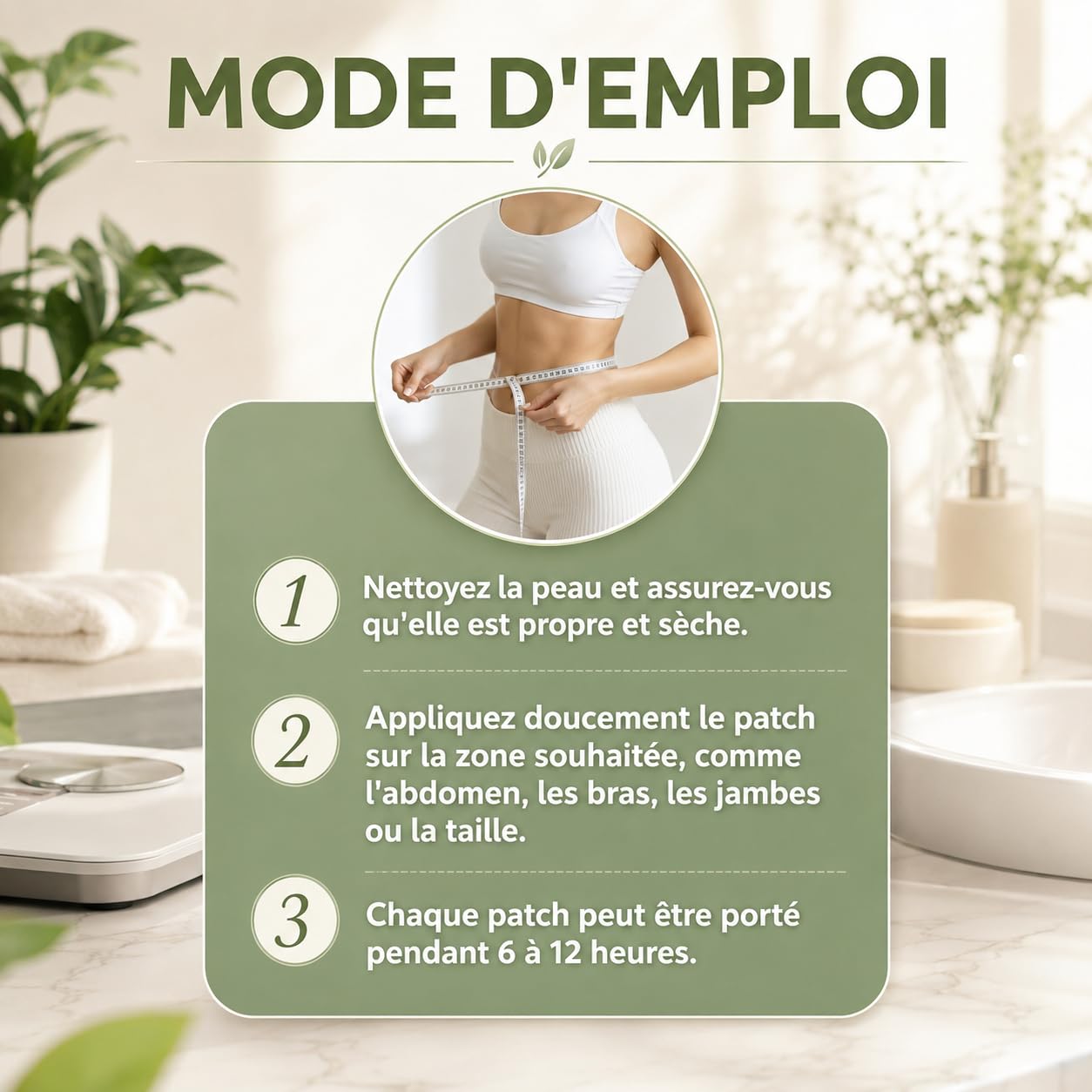 Moringa Berberin x NAD+ Lot de 7 Patchs Minceur Naturels à Micro-Aiguilles, Berberine Perte de Poids, Soin Corporel Pour Routine Silhouette et Bien-Être (3 PCS)