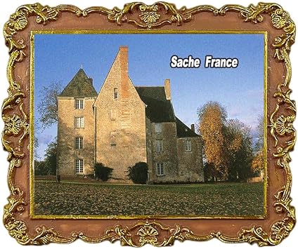 Sache France Refrigerator Magnet 3D Travel Souvenir Fridge Decoration Magnetic Sticker Craft Collection