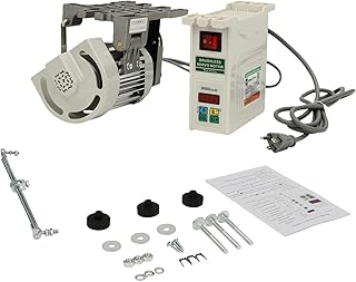 Industrial Electric Brushless Sewing Machine Servo Motor, 500-4500rpm Adjustable 110V 600W Low Noise Sewing Machine Brushless Split Motor with Convenient Controller