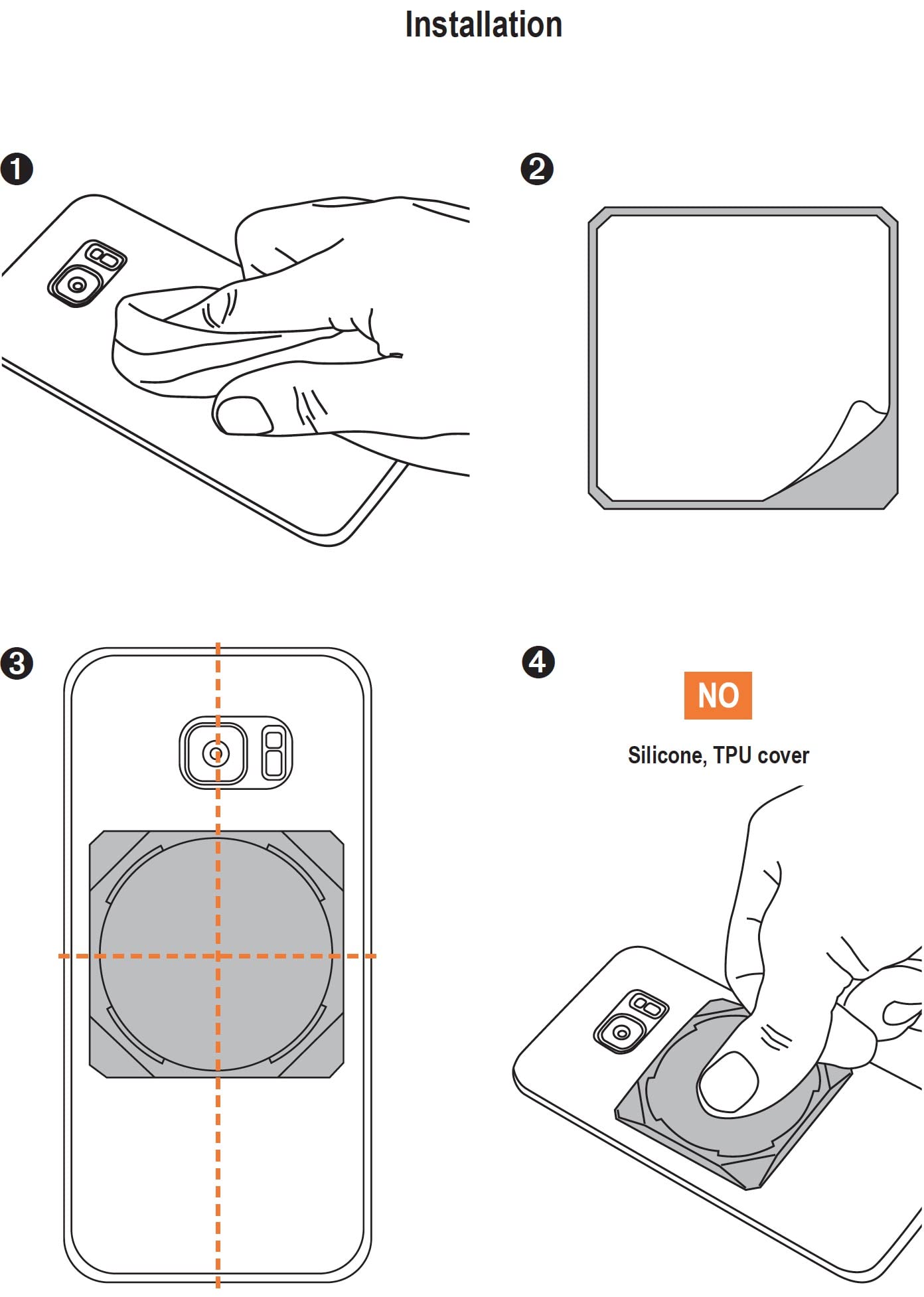 Adattatore Universale SKS Per Cover Cellulari - Autoadesivo Per Bici E Montaggi - Foto 4