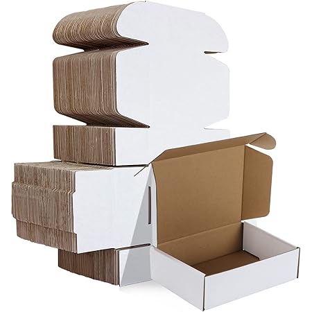 7x5x2 Inch Mailing Boxes Aviditi Kraft Corrugated Mailing Boxes 7x5x2 Inches - 50 Pack Shipping Boxes Crush-Proof Small Shipping Boxes