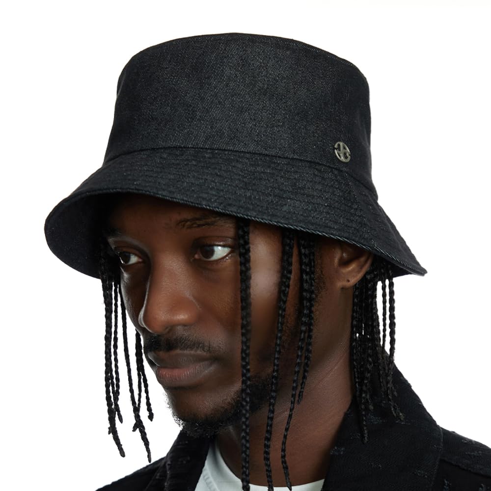 UNDERCONTROL Cappello da Pescatore Extra Large Oversize XXL per Testa Grande, Etichetta in Acciaio Cucita a Mano, Tinta Unita, Unisex, Taglia Grande, Coreano, con Protezione UV, Cappello da Sole