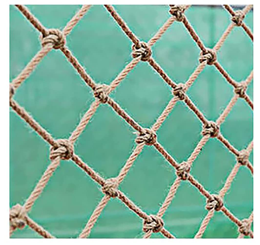 Filet de protection en corde de chanvre 3x3m pour balcon et escalier