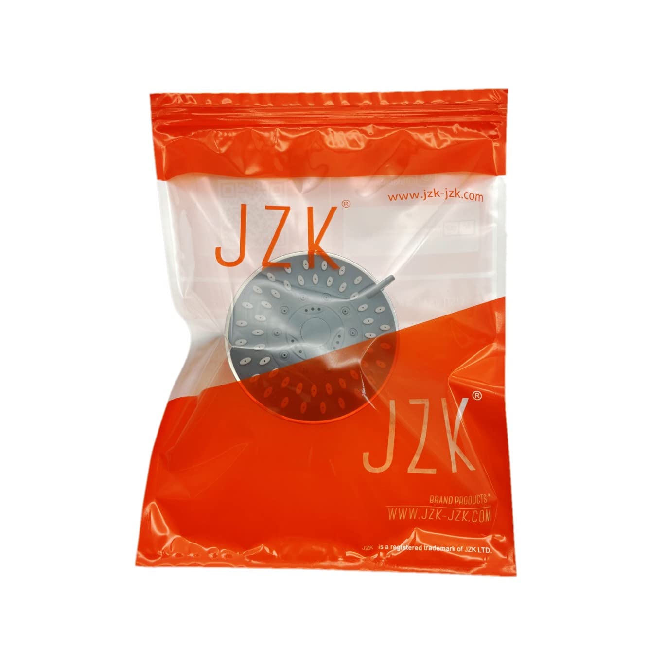 JZK Obrotowa głowica prysznicowa wysokociśnieniowa, 5 trybów natrysku, głowica prysznicowa z wodospadem do standardowej rury gwintowanej 1/5.1 cm, łazienkowa stała głowica prysznicowa z deszczownicą