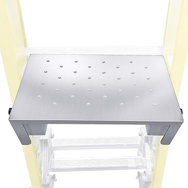 Sidasu Ladder Platform Multi-Function Adjustable Step Ladder Accessory Ladder Support up to 400LBS for Saving You Time and Re