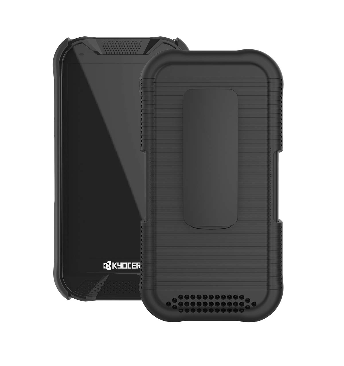 Wireless PROTECH Kyocera DuraForce PRO 2 E6900 Series (E6910) Shell Case with Holster and Belt Clip Combo by Wireless ProTECH