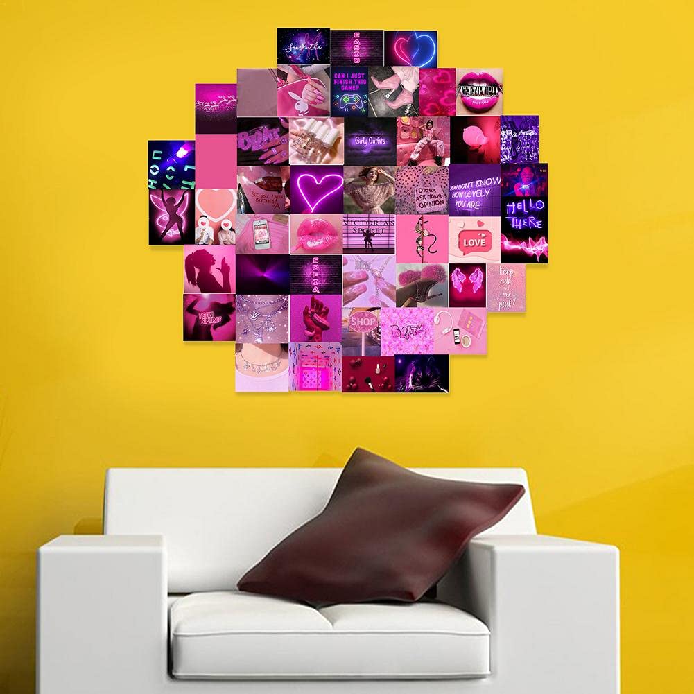 Lot 44 Images Esthétiques Pour Collage Mural - Thème Voyage Couleurs Chaudes 10,2x15,2 Cm