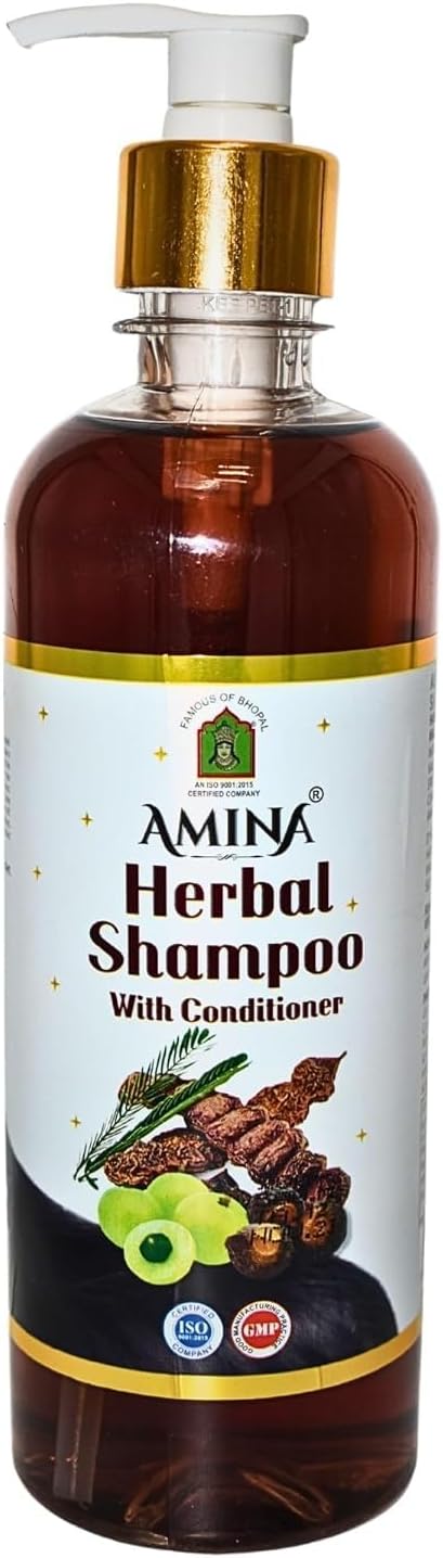 Amina Herbal Shampoo With Conditioner, 1 Count