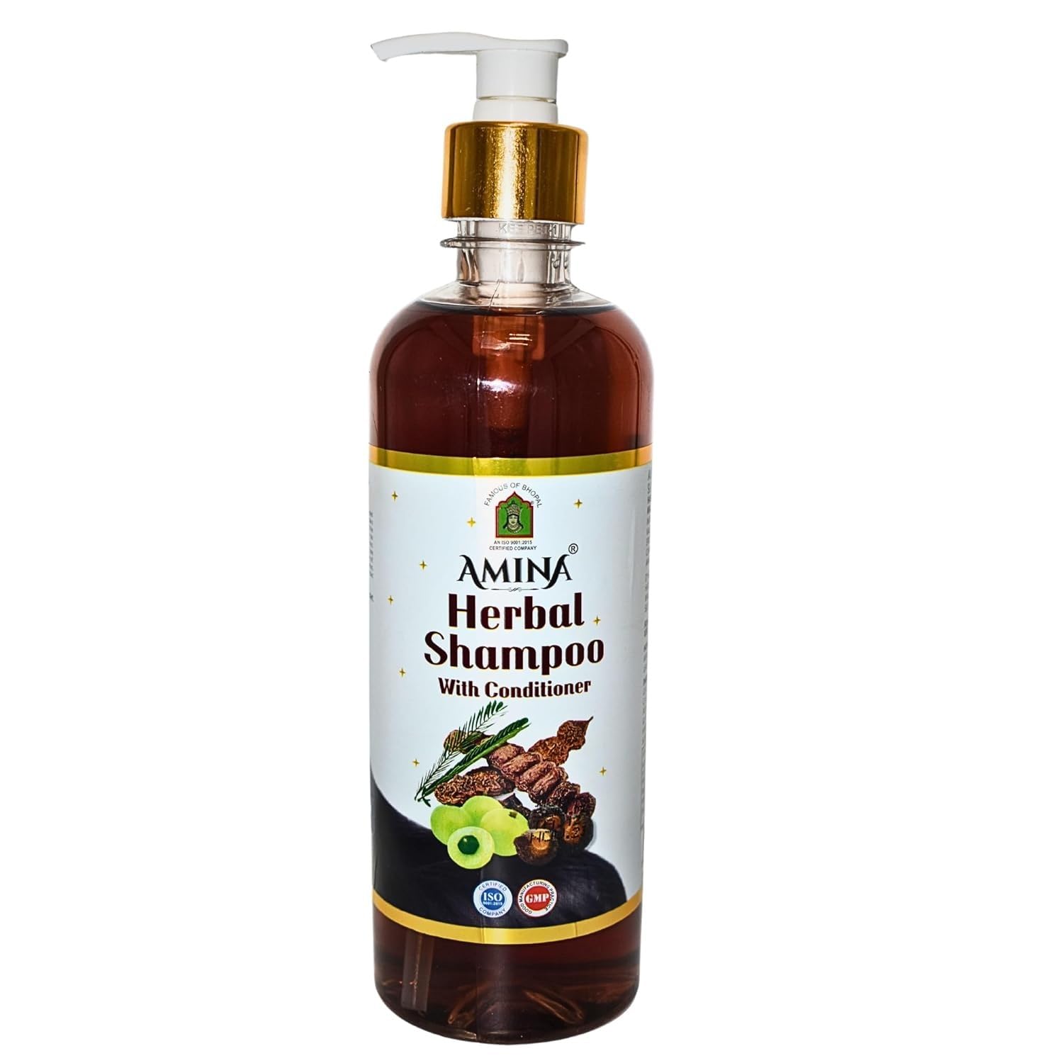 Amina Herbal Shampoo With Conditioner, 1 Count