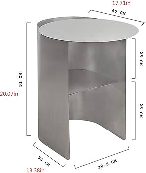 【N2 interior】stainless side table N2 interior】stainless side table Amazon.com: Modern Clear Glass