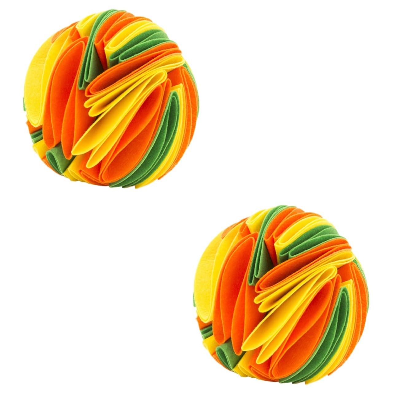 FRCOLOR 2 Bolas de olfateo para Perros, Juguetes para Masticar para Perros, Juguetes para Comida para Mascotas, comederos para Gatos, Juguetes para Mascotas, Juguetes para Mascotas