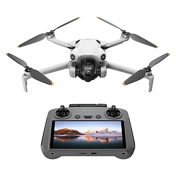 DJI Mini 4 Pro (DJI RC 2) Folding Mini-Drone with 4K HDR Video Camera for Adults