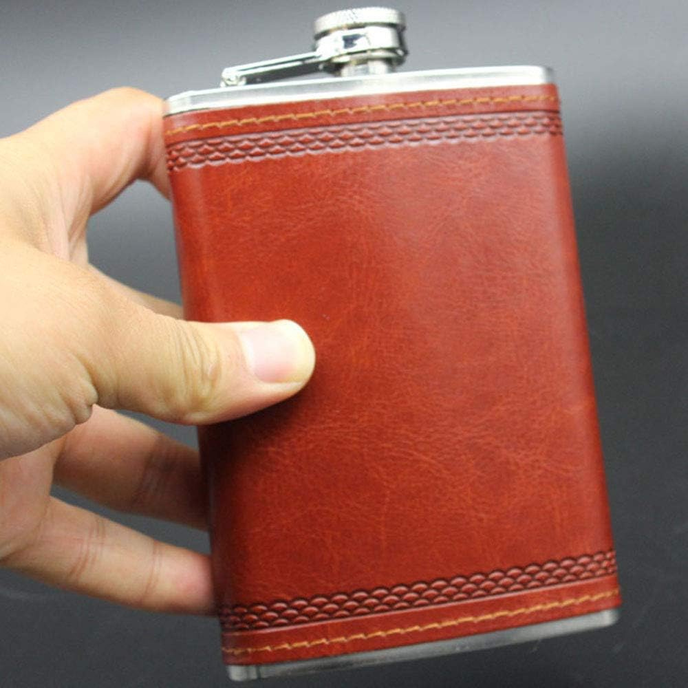  | Hip Flask for Alcohol Whiskey Liquor Flask 9 oz with Funnel Personalized Wine Drinking Flasks: Flasks