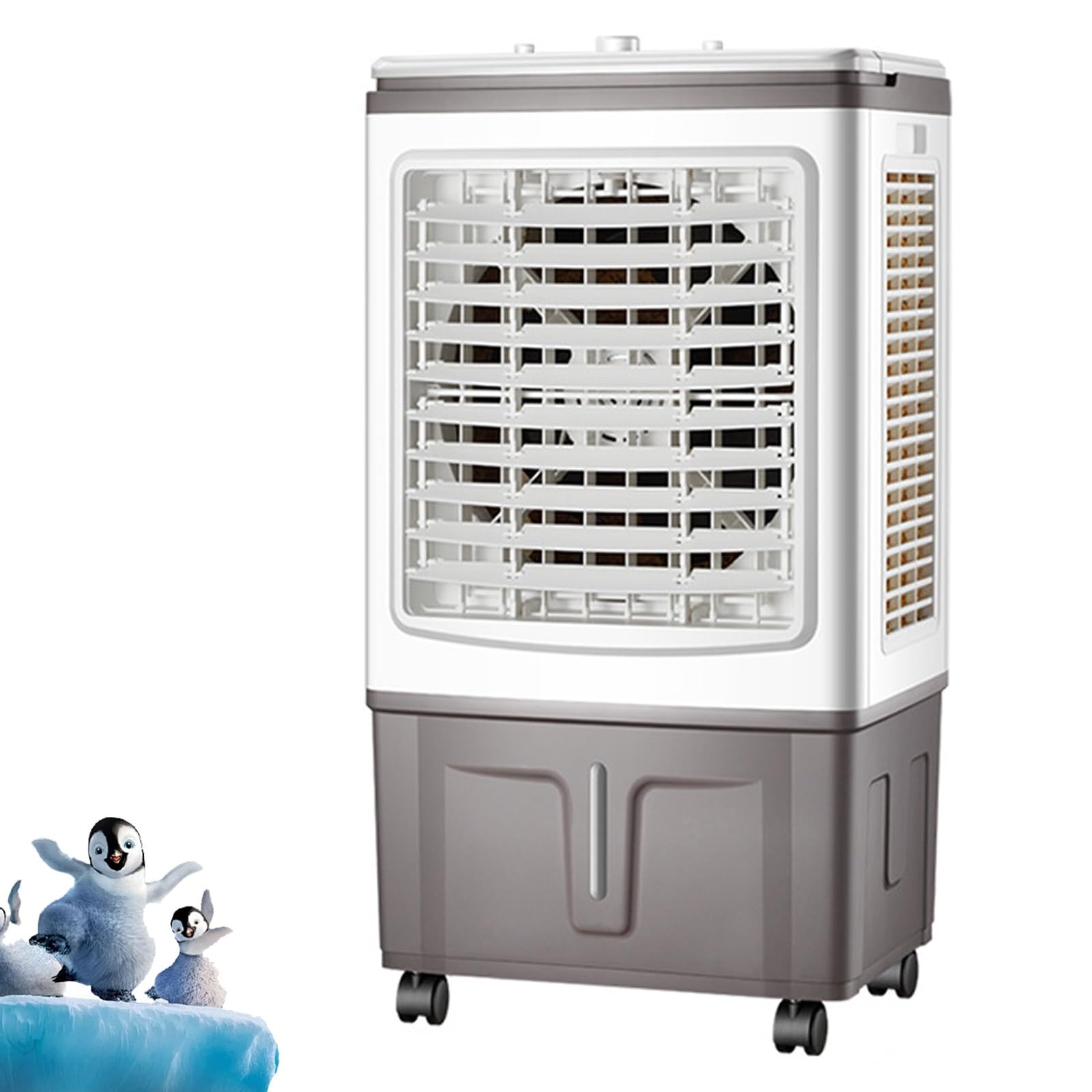 JKJZSALJ Portable Air Cooler,3-In-1 Evaporative Cooling With Ice,3 Speeds For Home And Office Use,D
